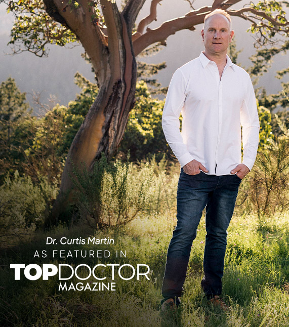 Dr. Curtis Martin - Founder of Alignment Health Practice Group - Top Doctor Magazine Cover